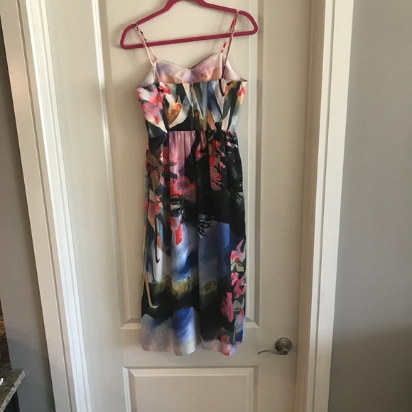 Floral spaghetti strap dress from Anthropologie - Picture 3 of 3